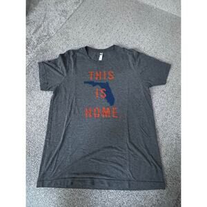 This is Home Florida Gator colors t shirt size medium
